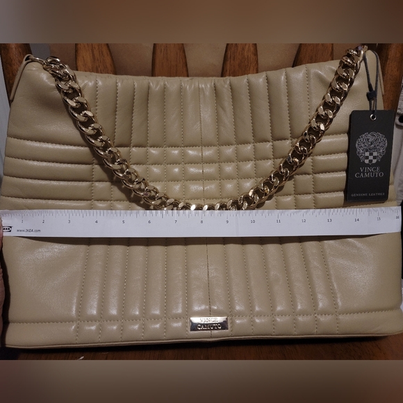 Authentic Vince Camuto Barb Tote (Biscotti) - Picture 9 of 13